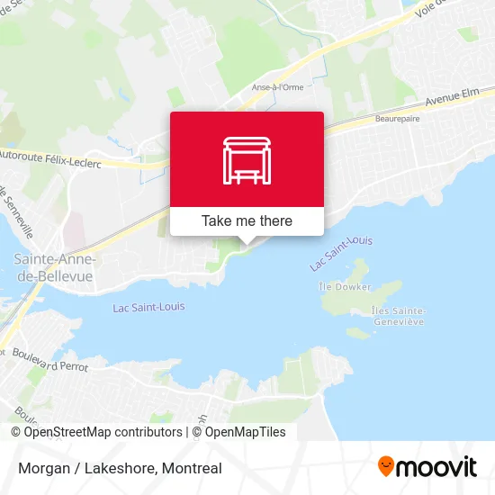 Morgan / Lakeshore map