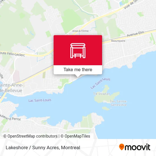 Lakeshore / Sunny Acres map