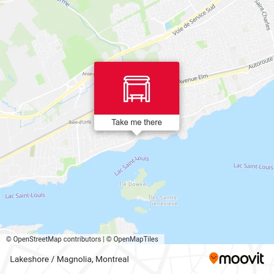 Lakeshore / Magnolia map