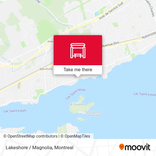 Lakeshore / Magnolia map