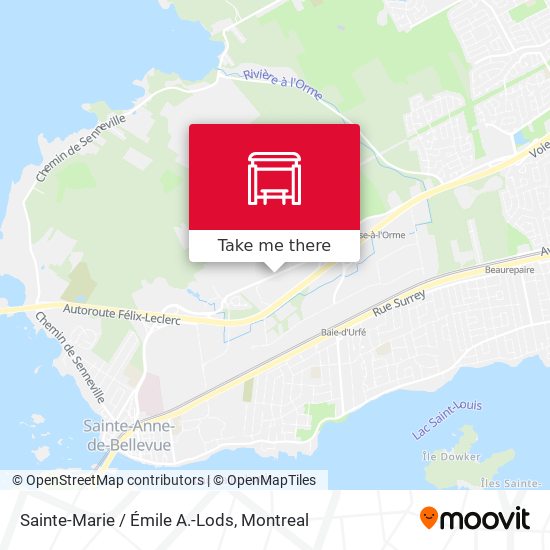 Sainte-Marie / Émile A.-Lods map