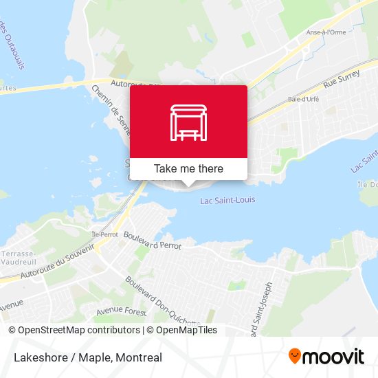 Lakeshore / Maple map