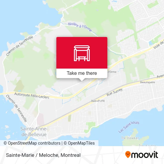 Sainte-Marie / Meloche map