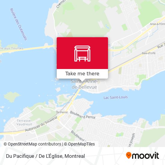 Du Pacifique / De L'Église map