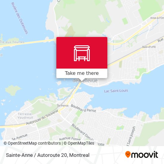 Sainte-Anne / Autoroute 20 map