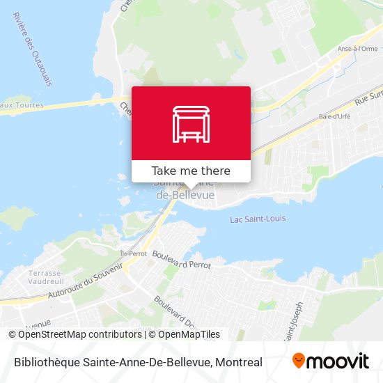 Bibliothèque Sainte-Anne-De-Bellevue map