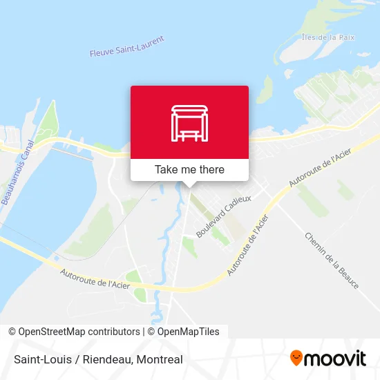 Saint-Louis / Riendeau map