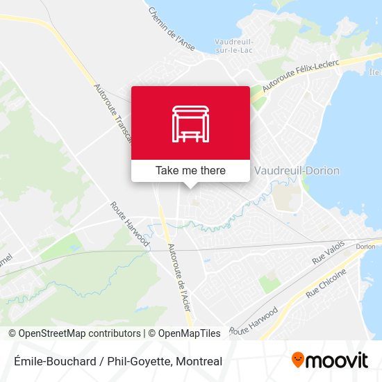 Émile-Bouchard / Phil-Goyette map