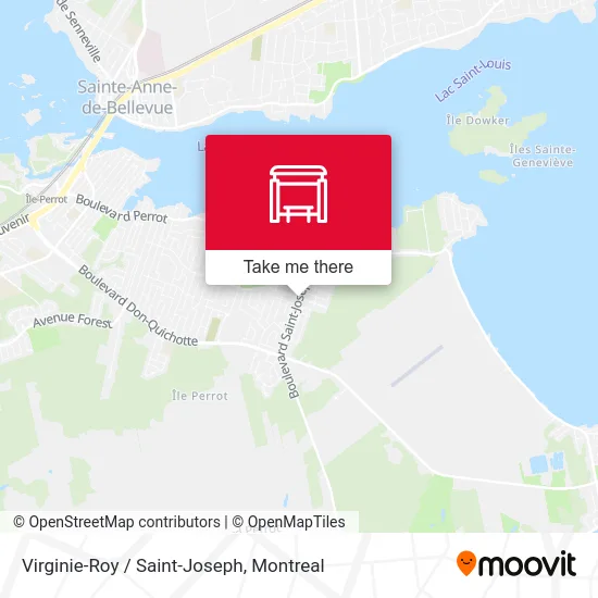 Virginie-Roy / Saint-Joseph map