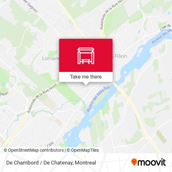 De Chambord / De Chatenay map