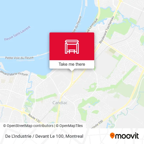 De L'Industrie / Devant Le 100 map