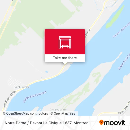 Notre-Dame / Devant Le Civique 1637 map