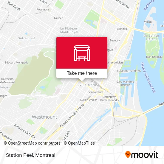 Station Peel map