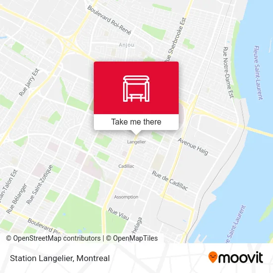 Station Langelier map