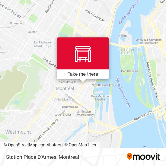 Station Place D'Armes map