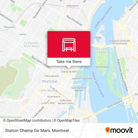 Station Champ De Mars map