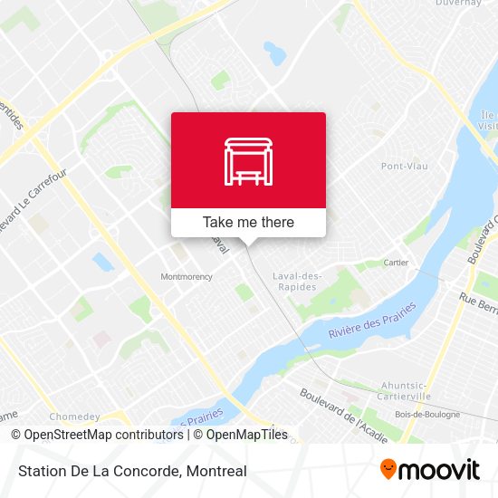 Station De La Concorde map