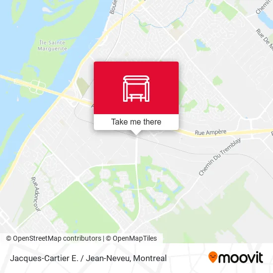 Jacques-Cartier E. / Jean-Neveu map