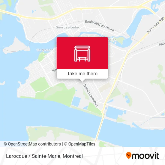 Larocque / Sainte-Marie map