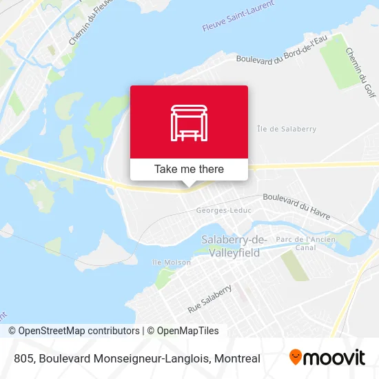 805, Boulevard Monseigneur-Langlois map