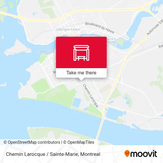 Chemin Larocque / Sainte-Marie map