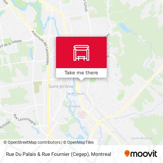 Rue Du Palais & Rue Fournier (Cegep) map