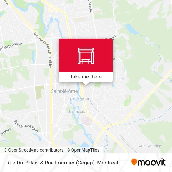 Rue Du Palais & Rue Fournier (Cegep) map