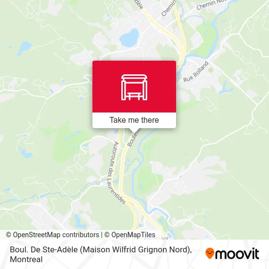 Boul. De Ste-Adèle (Maison Wilfrid Grignon Nord) map