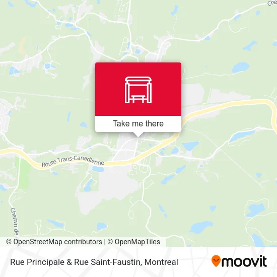 Rue Principale & Rue Saint-Faustin map