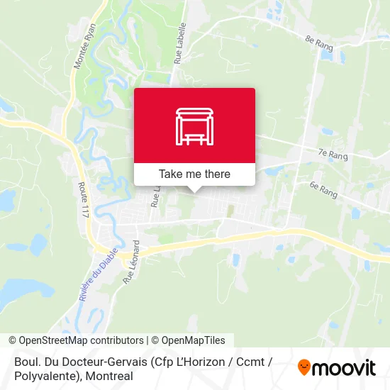 Boul. Du Docteur-Gervais (Cfp L’Horizon / Ccmt / Polyvalente) map