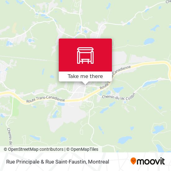 Rue Principale & Rue Saint-Faustin map