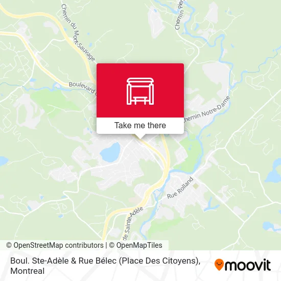 Boul. Ste-Adèle & Rue Bélec (Place Des Citoyens) map
