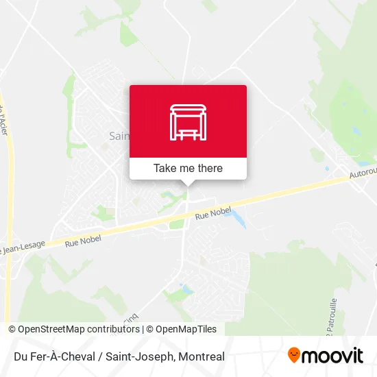 Du Fer-À-Cheval / Saint-Joseph map