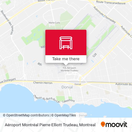 Aéroport Montréal Pierre-Elliott Trudeau map