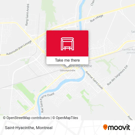 Saint-Hyacinthe map