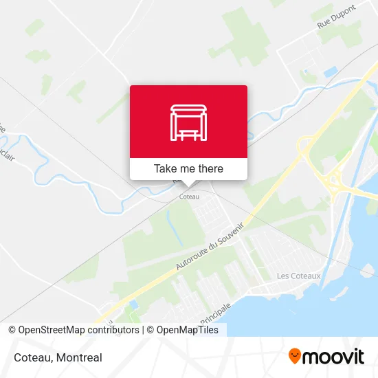 Coteau map