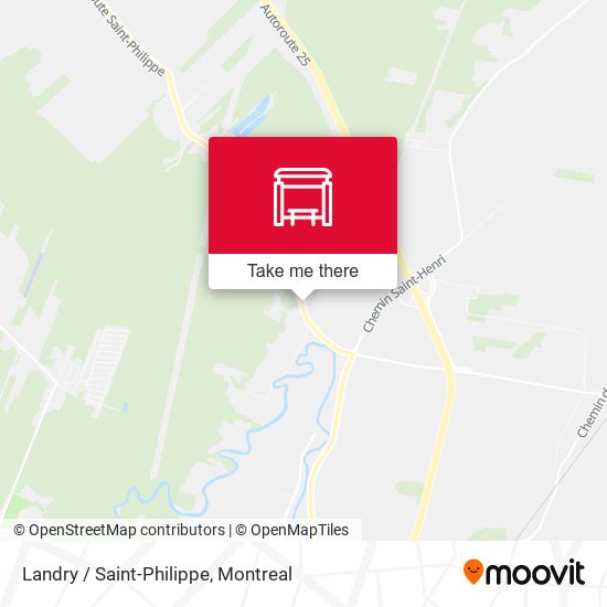 Landry / Saint-Philippe map