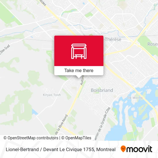 Lionel-Bertrand / Devant Le Civique 1755 map