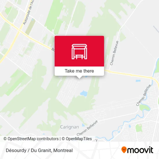 Désourdy / Du Granit map