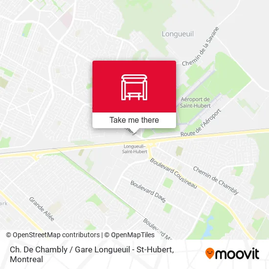 Ch. De Chambly / Gare Longueuil - St-Hubert map
