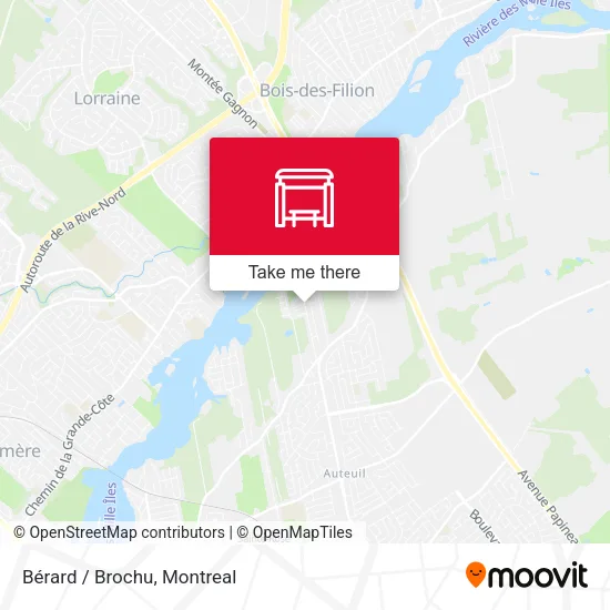 Bérard / Brochu map