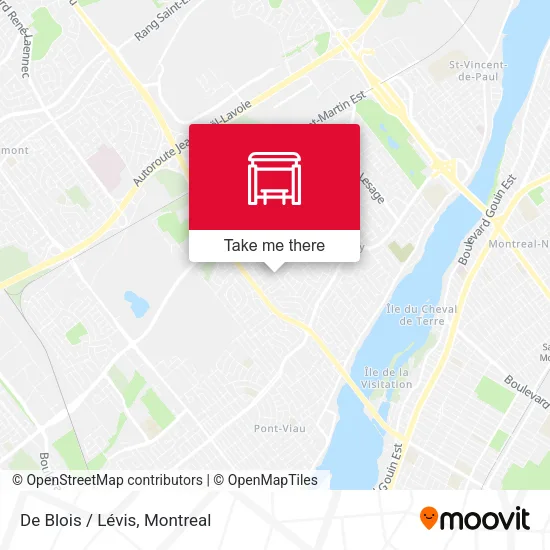 De Blois / Lévis map