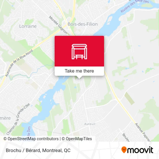 Brochu / Bérard map