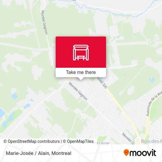Marie-Josée / Alain map