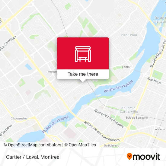Cartier / Laval map