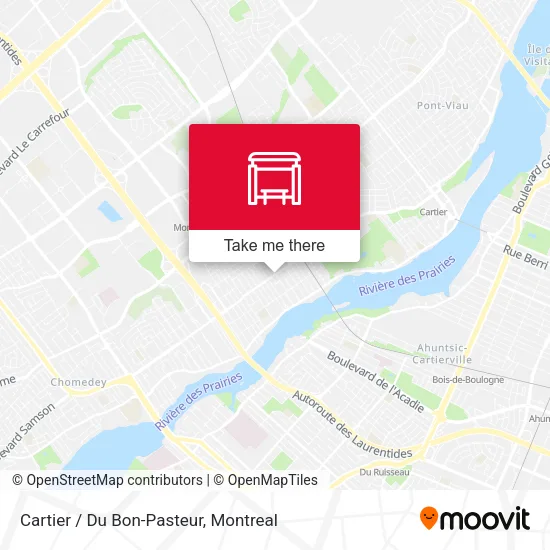 Cartier / Du Bon-Pasteur map