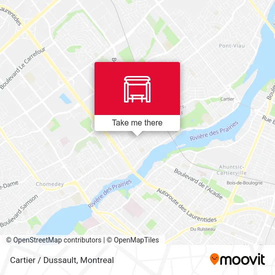 Cartier / Dussault map