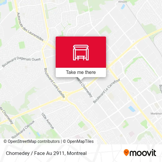 Chomedey / Face Au 2911 map