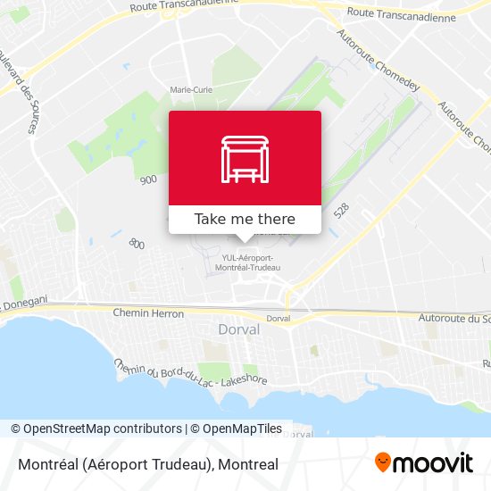 Montréal (Aéroport Trudeau) map
