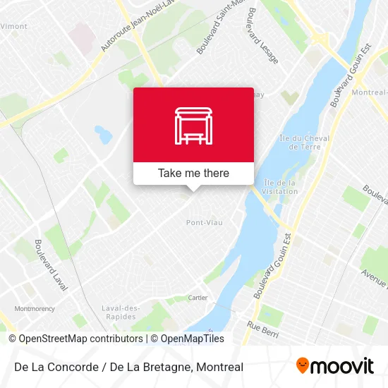 De La Concorde / De La Bretagne map